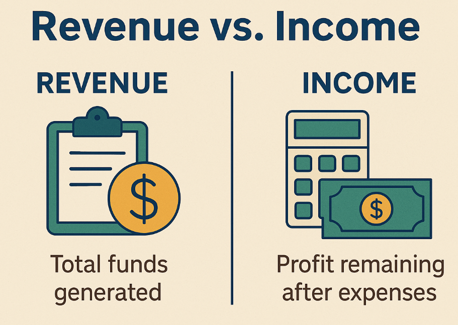 Income vs. Revenue: What’s the Difference?