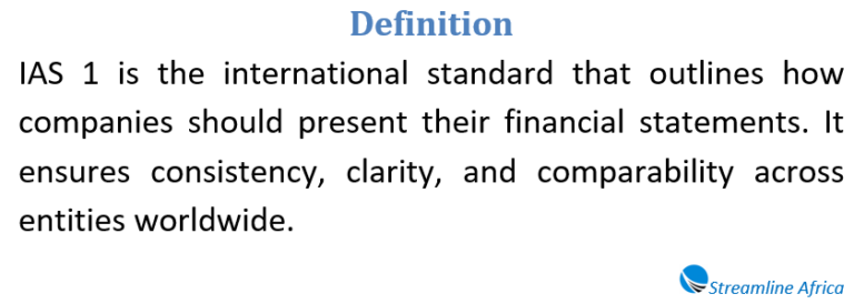 Ias One IAS 1 Presentation of Financial Statements: Purpose, Structure ...