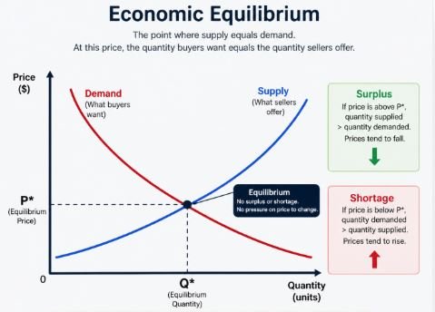 Rethinking Economic Equilibrium: How Markets Find Their Balance