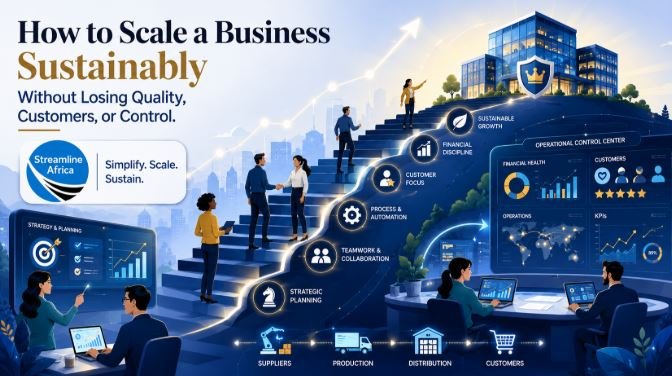 How to Scale a Business Sustainably Without Losing Quality, Customers, or Control