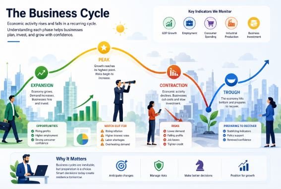 Understanding Business Cycles: Phases, Measurement, and Strategic Implications